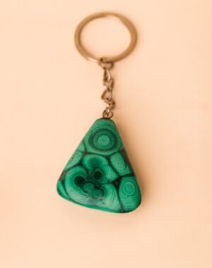 porte-clés en Malachite