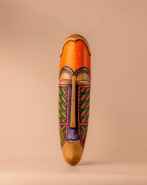 Masque orange 1 face
